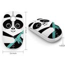 Mouse wireless cu butoane silențioase Super TOUCH, panda - 