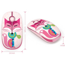 Mouse wireless cu butoane silențioase Super TOUCH, fox - 