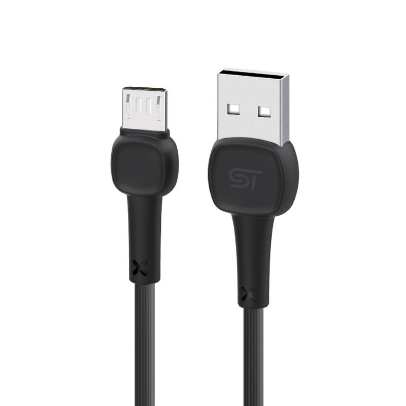 Cablu Micro USB cu incarcare rapida Super TOUCH, negru - 