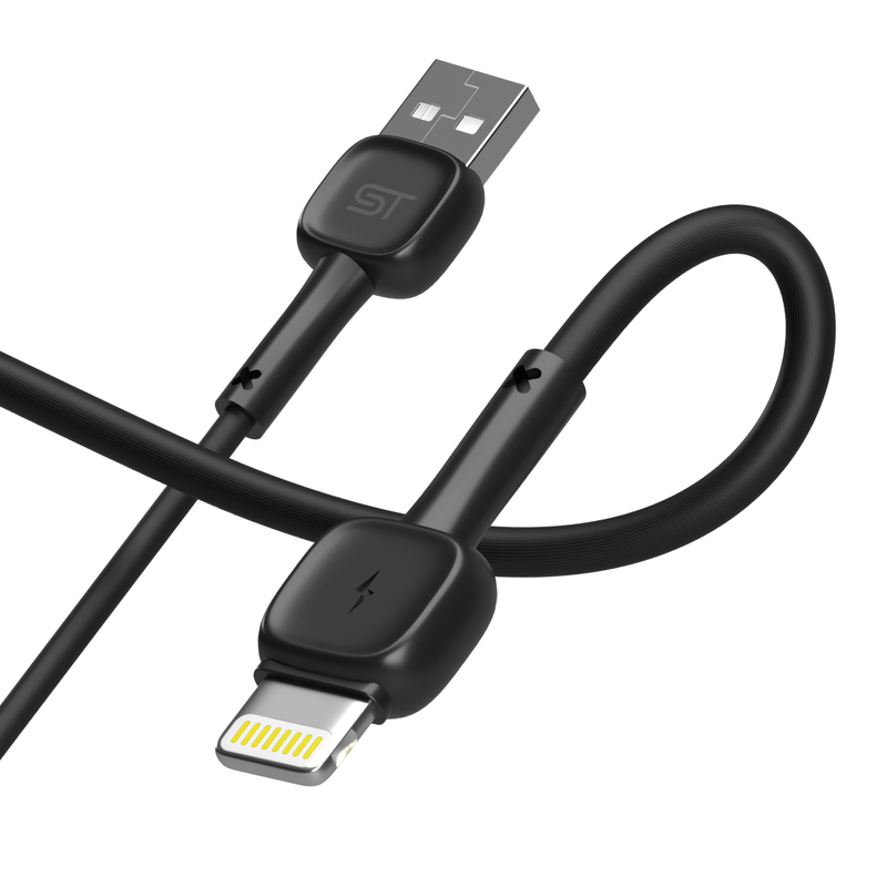 Cablu Lightning cu incarcare rapida Super TOUCH, negru - 